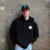 Black Cap with Turquoise Logo